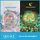 glow in the dark glitter powder